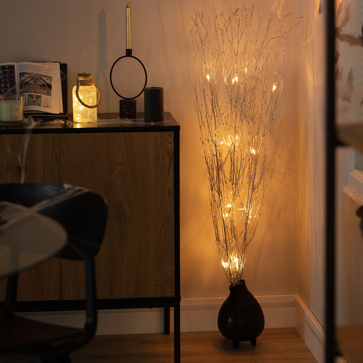 Branches Décoratives LED à Piles 1.2m