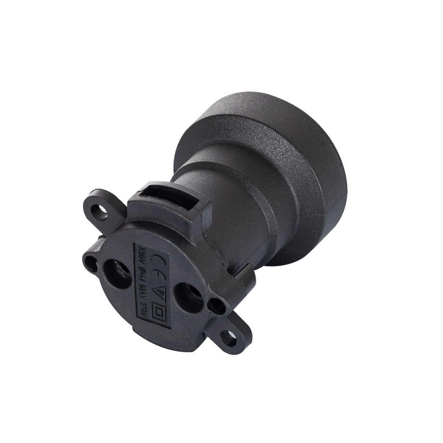 Guirlande Extérieure Câble Électrique Plat pour Douilles E27 sur Mesure Noire