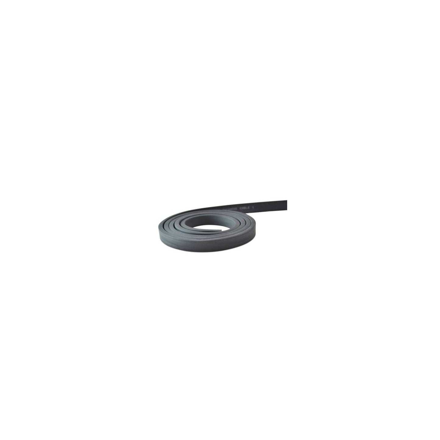 Guirlande Extérieure Câble Électrique Plat pour Douilles E27 sur Mesure Noire