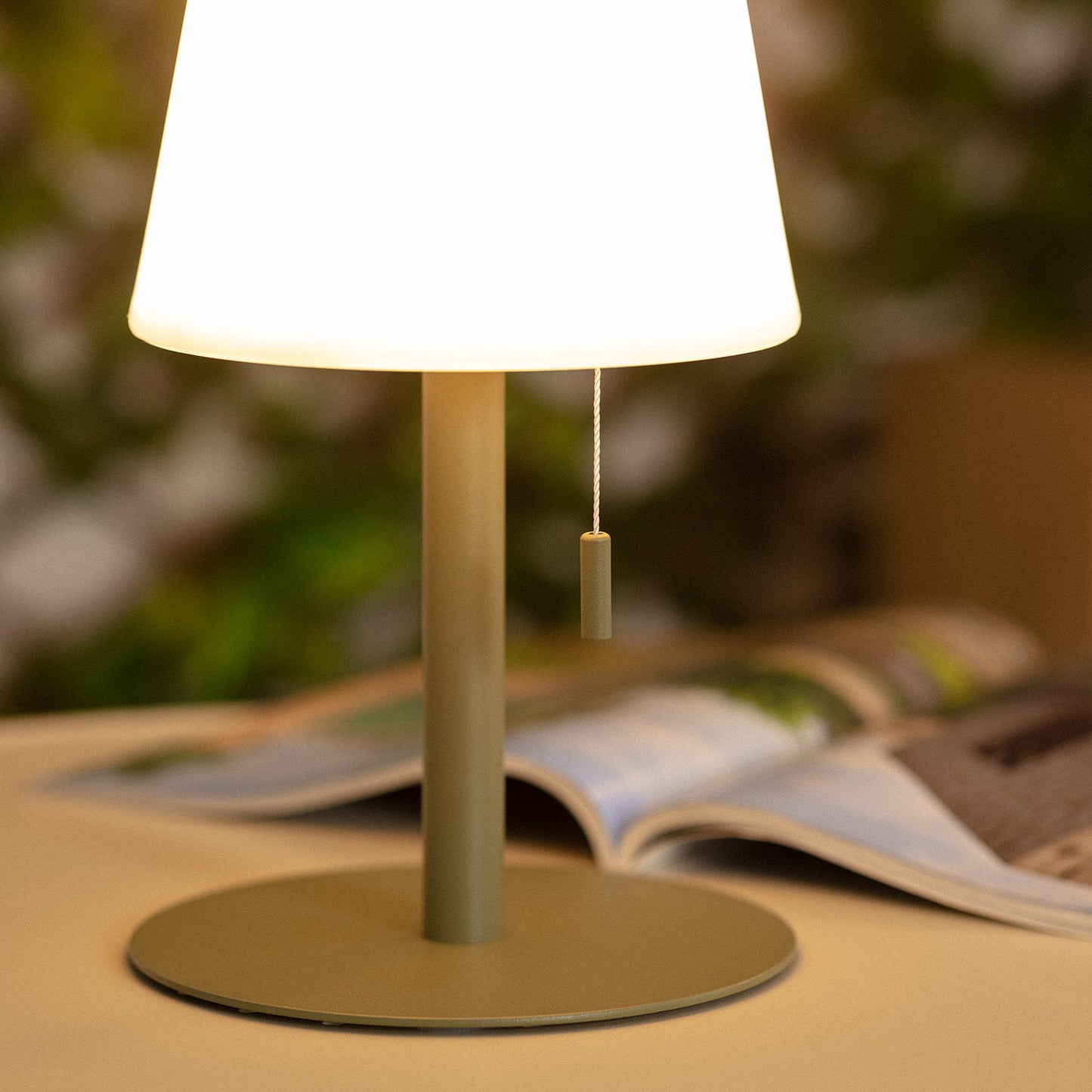 Lampe à Poser LED Portative Aluminium Extérieure 2.6W Epinay avec Batterie Rechargeable