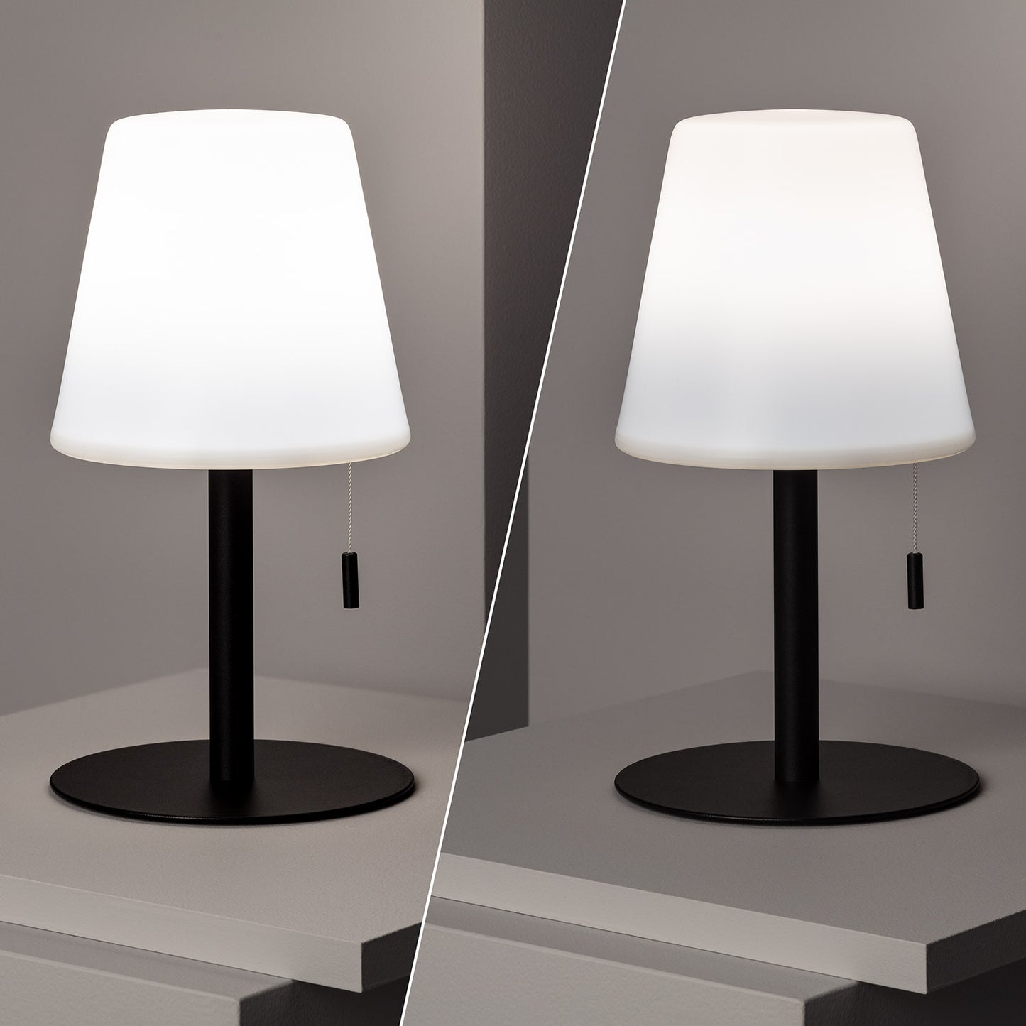 Lampe à Poser LED Portative Aluminium Extérieure 2.6W Epinay avec Batterie Rechargeable
