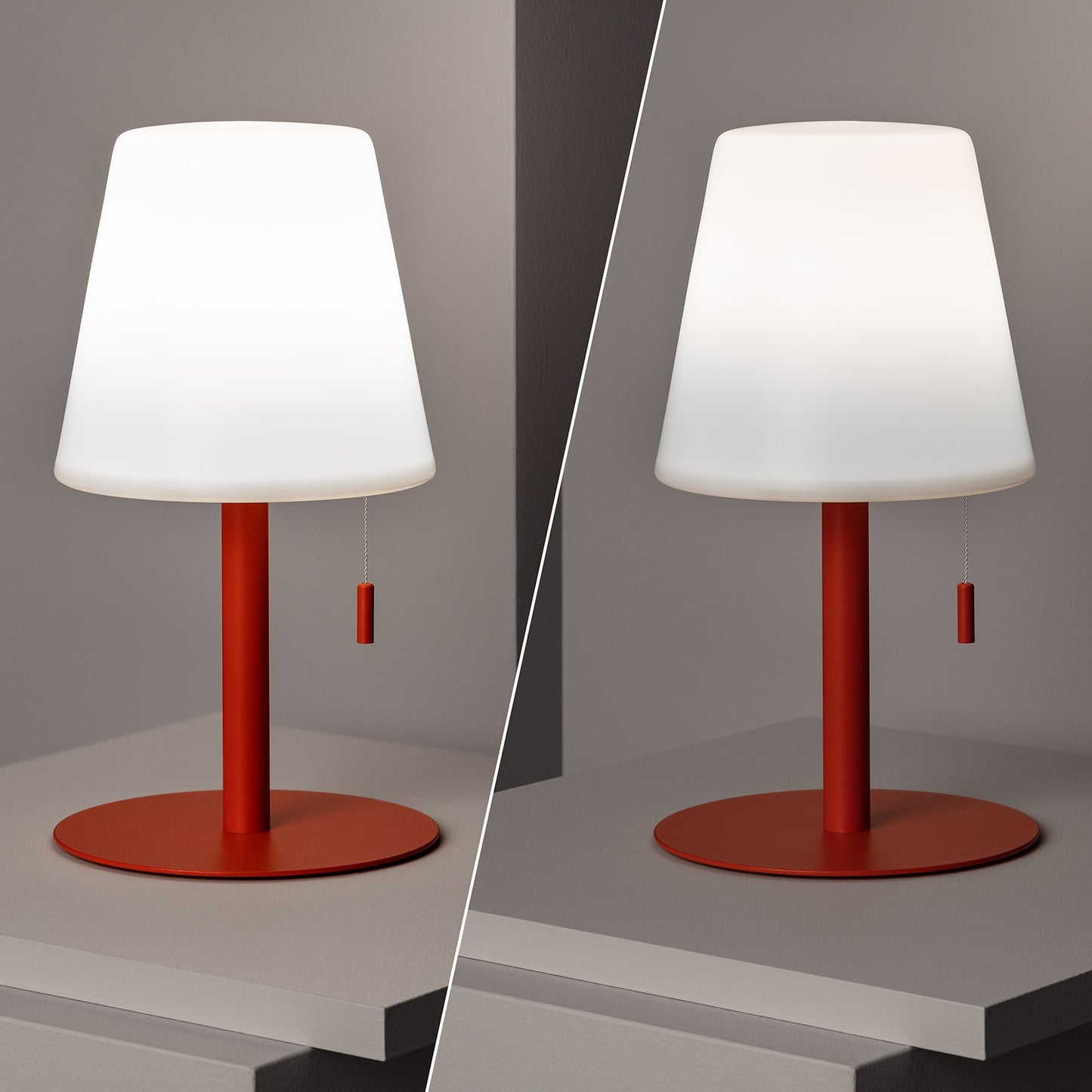 Lampe à Poser LED Portative Aluminium Extérieure 2.6W Epinay avec Batterie Rechargeable