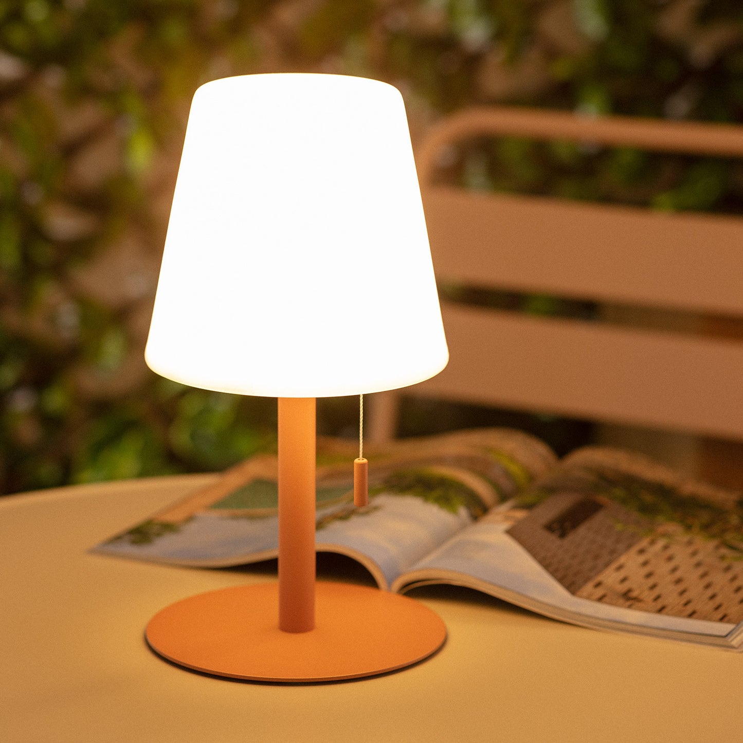 Lampe à Poser LED Portative Aluminium Extérieure 2.6W Epinay avec Batterie Rechargeable