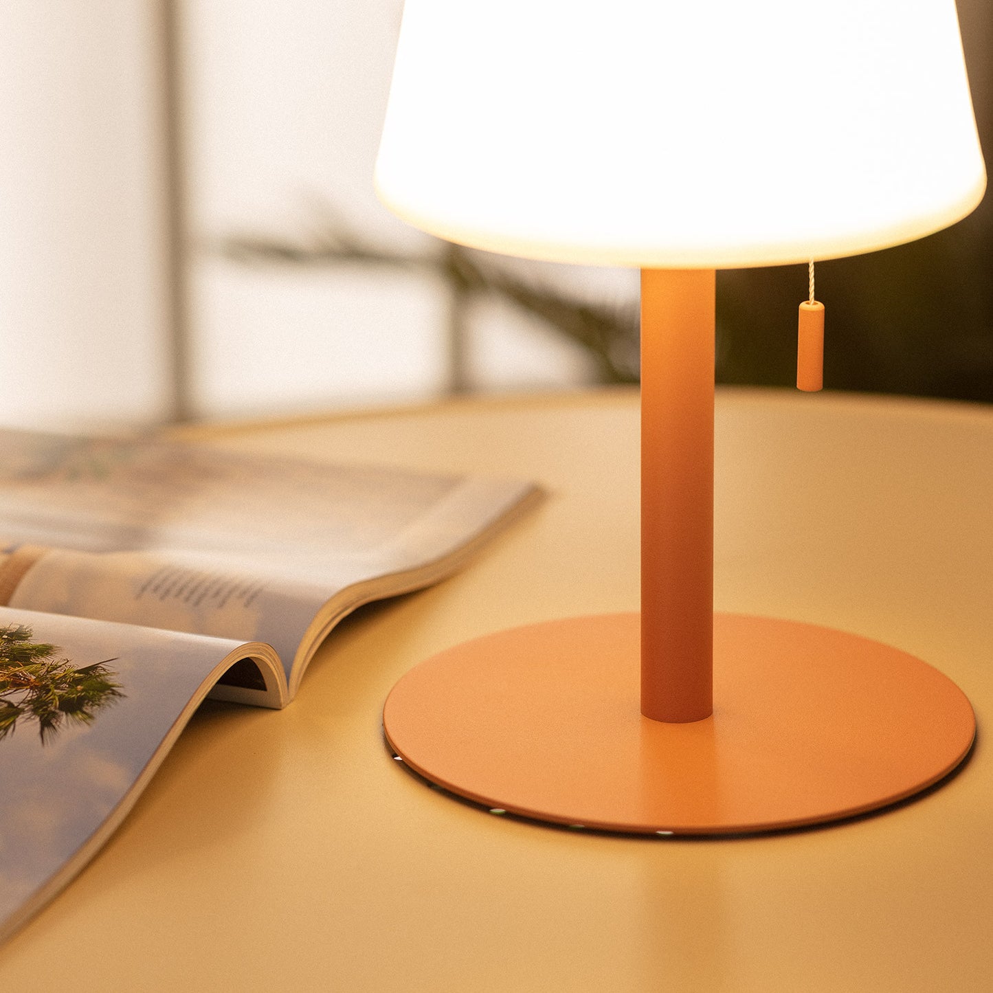 Lampe à Poser LED Portative Aluminium Extérieure 2.6W Epinay avec Batterie Rechargeable