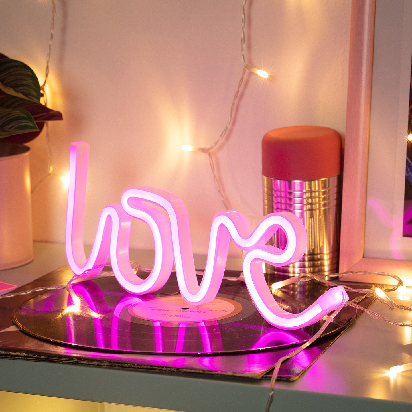 Néon LED Love à Piles