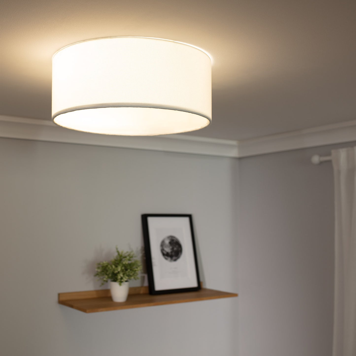 Plafonnier Rond Tissu Korsade Ø450 mm
