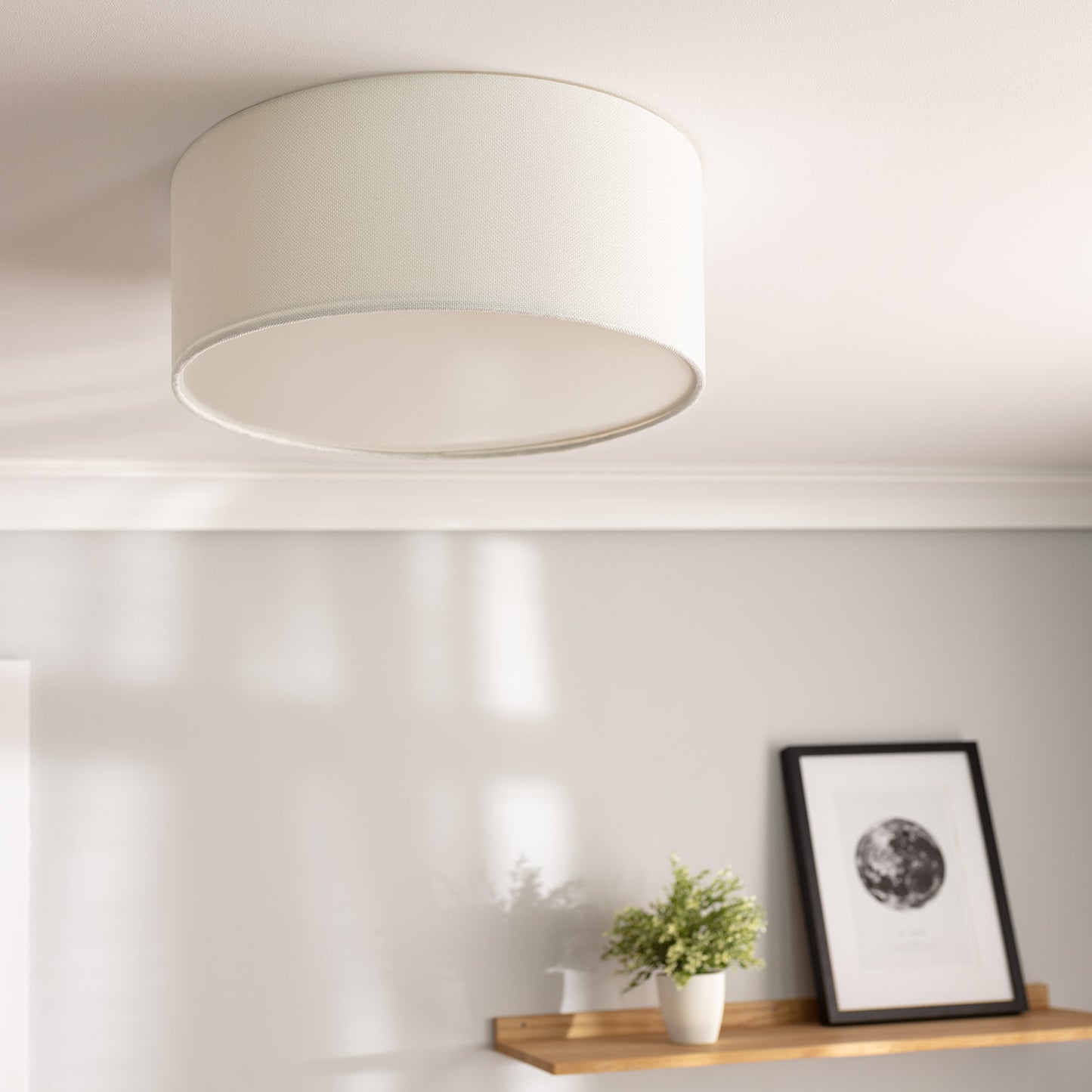 Plafonnier Rond Tissu Korsade Ø450 mm