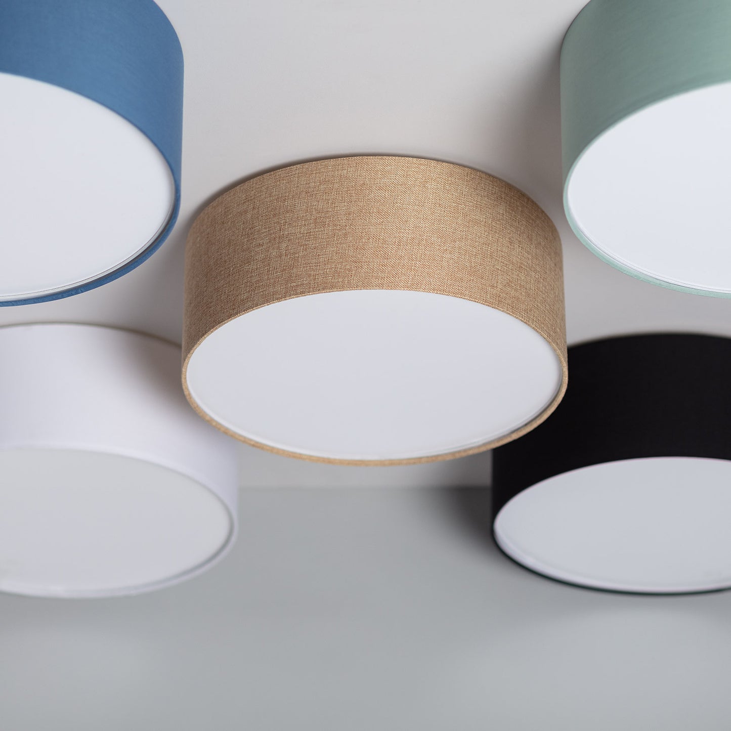 Plafonnier Rond Tissu Korsade Ø450 mm
