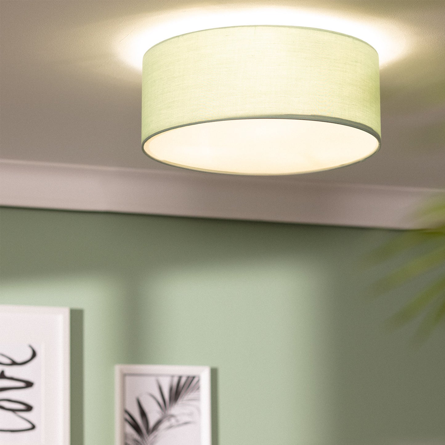 Plafonnier Rond Tissu Korsade Ø450 mm