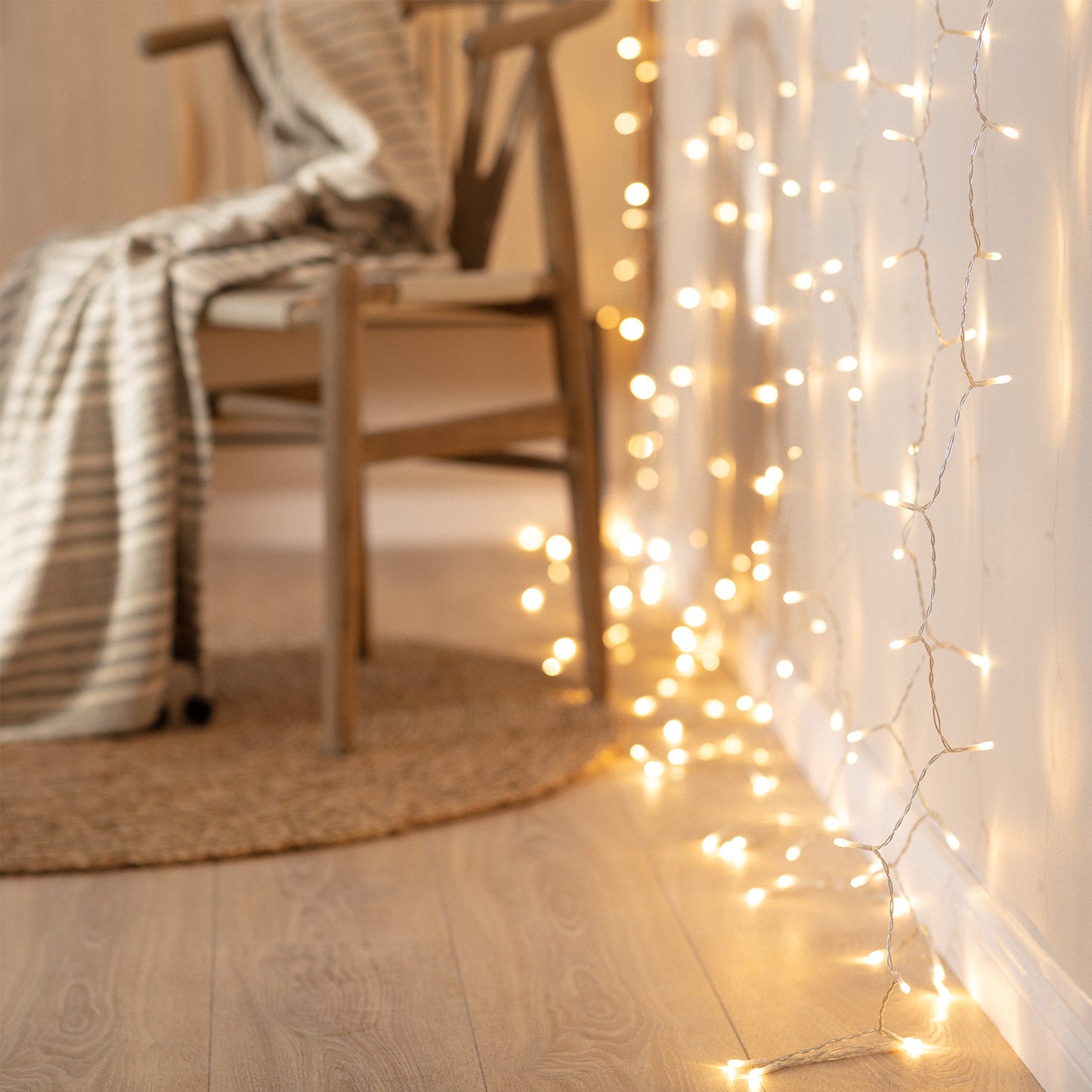 Rideau de Guirlande LED 3m
