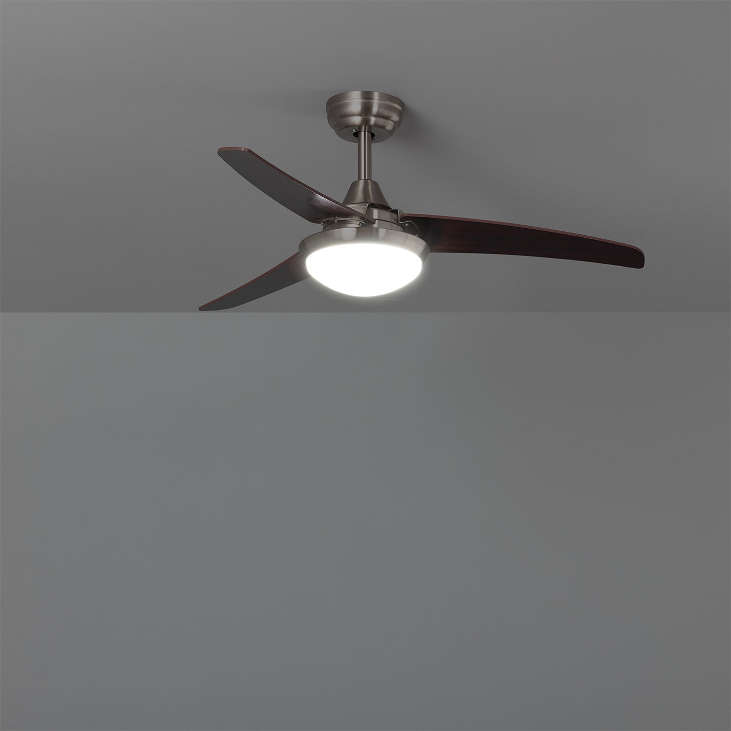 Ventilateur de Plafond LED Neil Bois 107cm Moteur DC