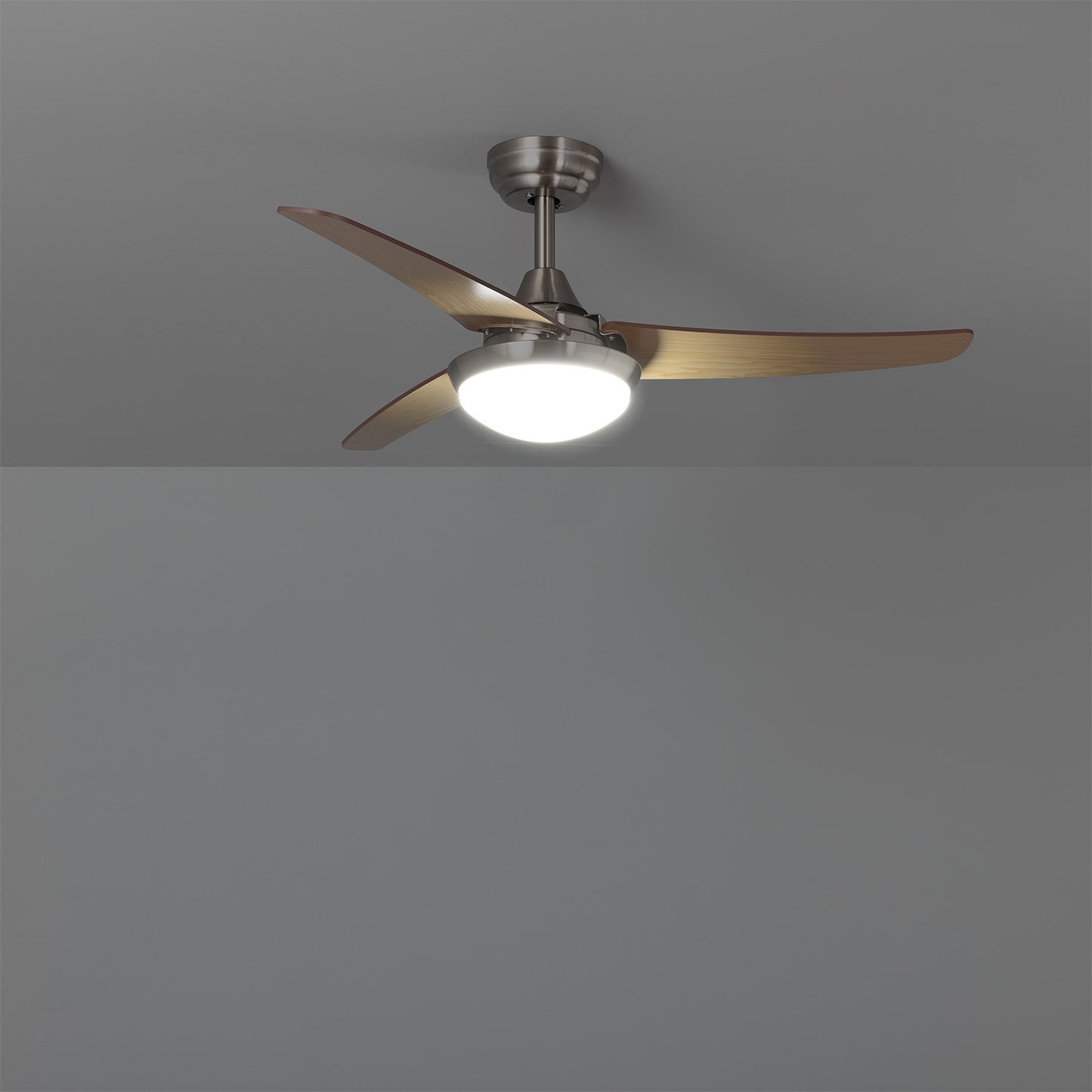 Ventilateur de Plafond LED Neil Bois 107cm Moteur DC