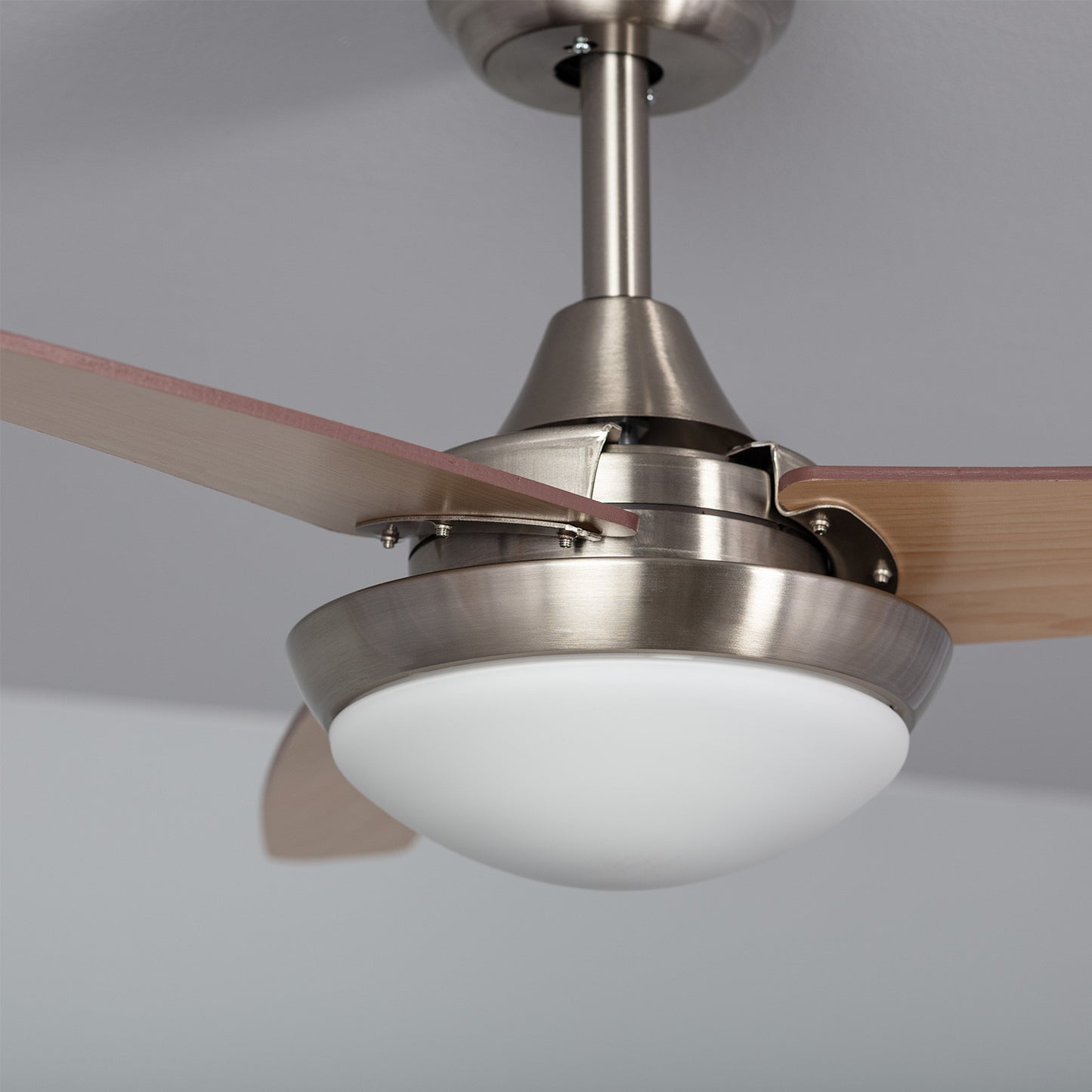 Ventilateur de Plafond LED Neil Bois 107cm Moteur DC
