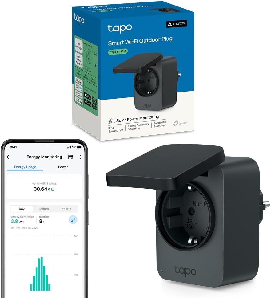 Tapo Prise Connectée Extérieure P410M