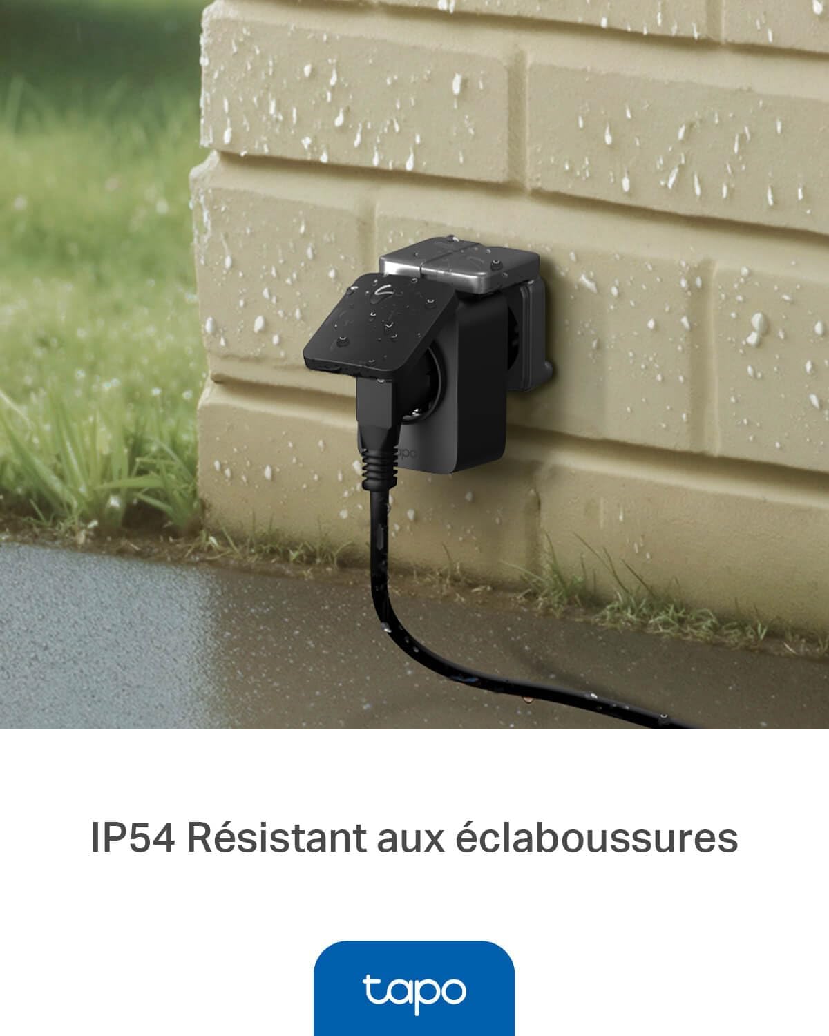 Tapo Prise Connectée Extérieure P410M