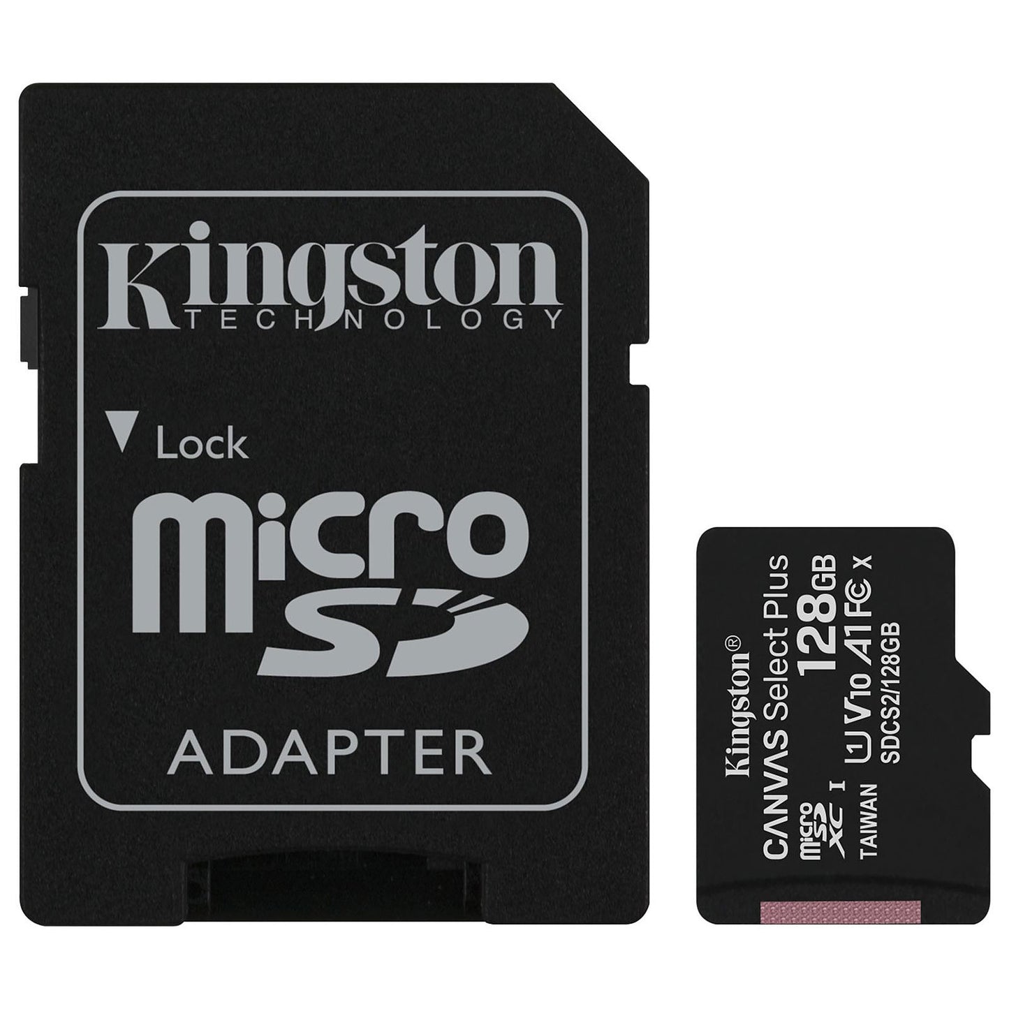 Carte mémoire pour caméra : Kingston SDCS2/128GB