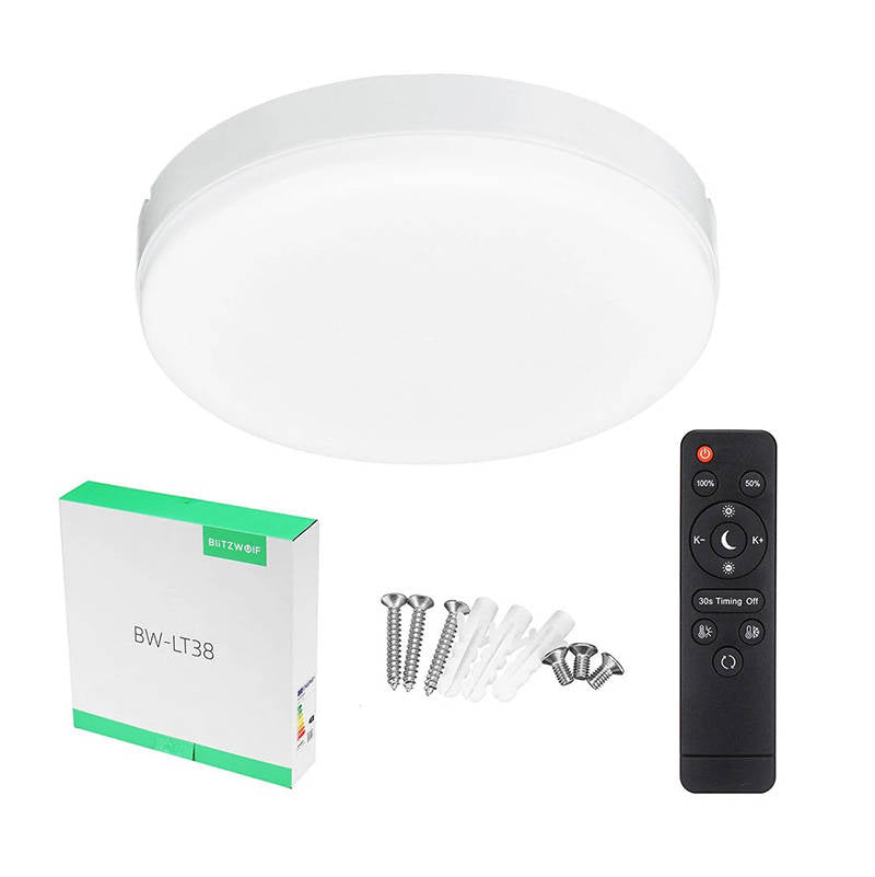 Plafonnier LED BlitzWolf BW-LT38 avec télécommande