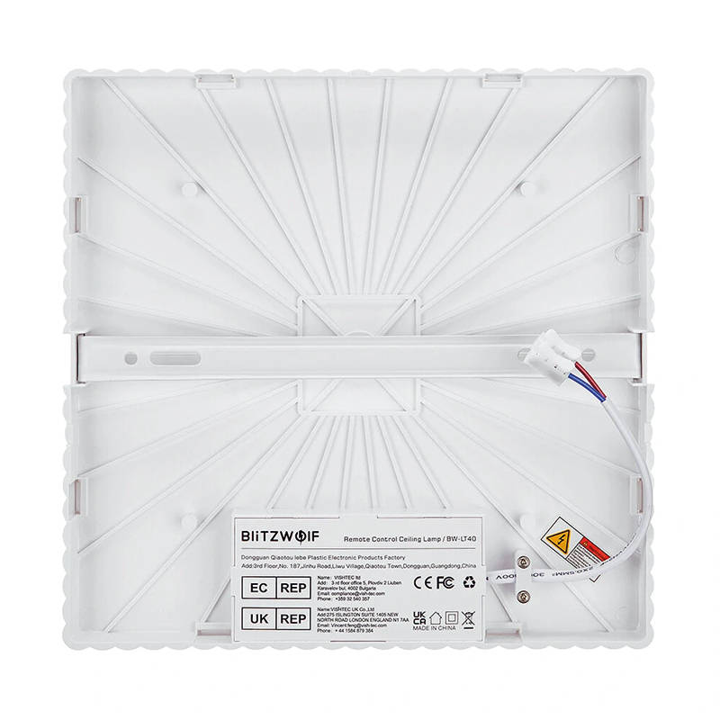 Plafonnier LED BlitzWolf BW-LT40 avec télécommande, 2200LM