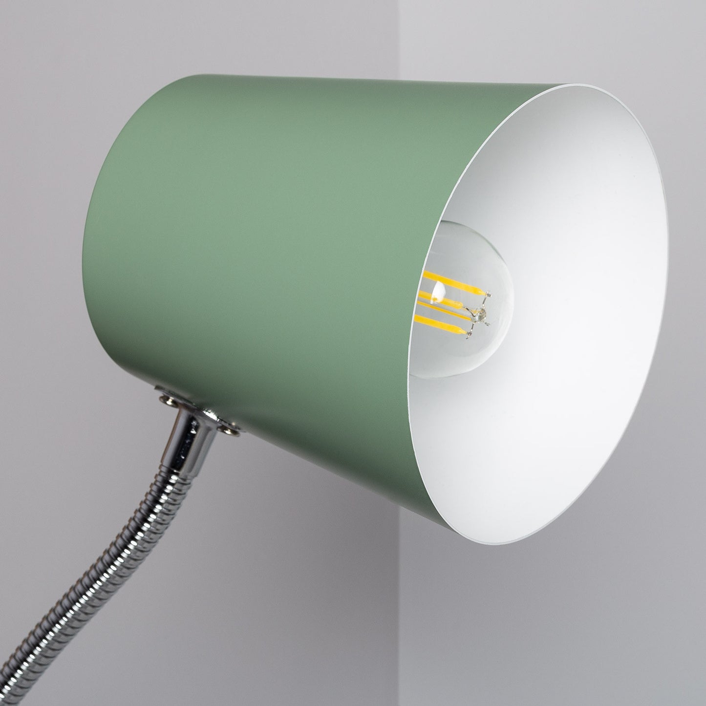 Lampe de Bureau Flex Métal Delavan avec Pince