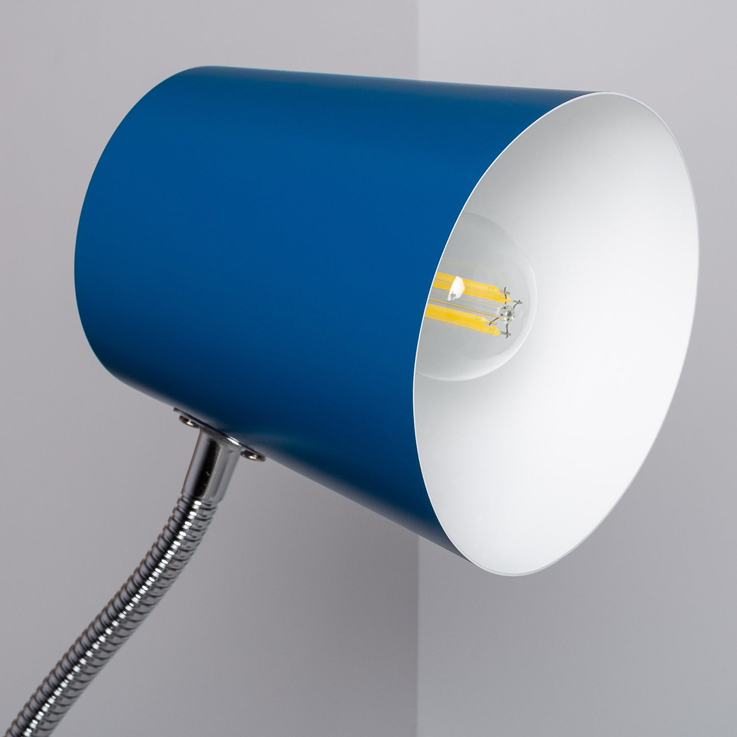 Lampe de Bureau Flex Métal Delavan avec Pince