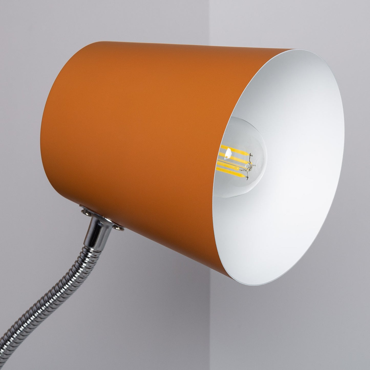 Lampe de Bureau Flex Métal Delavan avec Pince