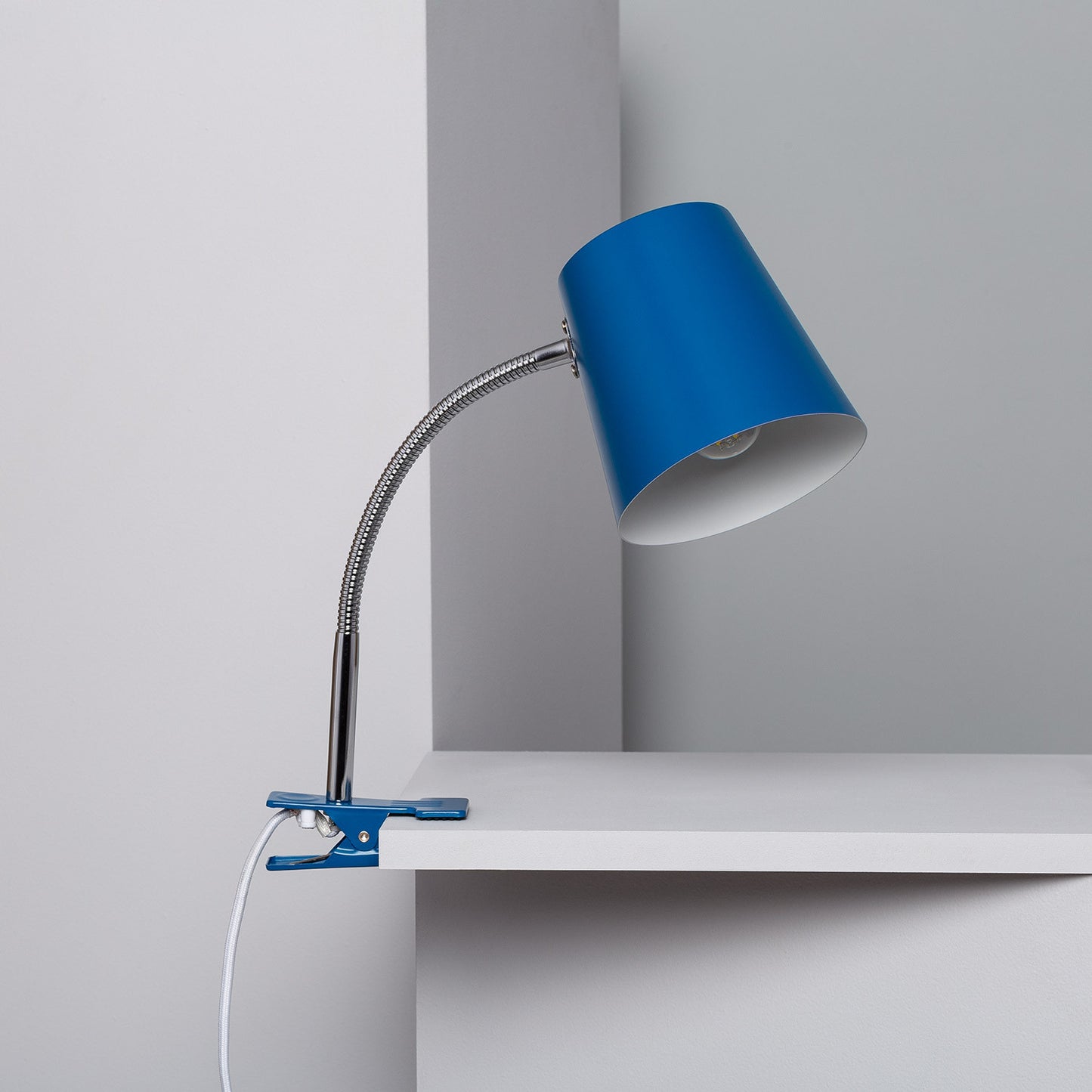 Lampe de Bureau Flex Métal Delavan avec Pince