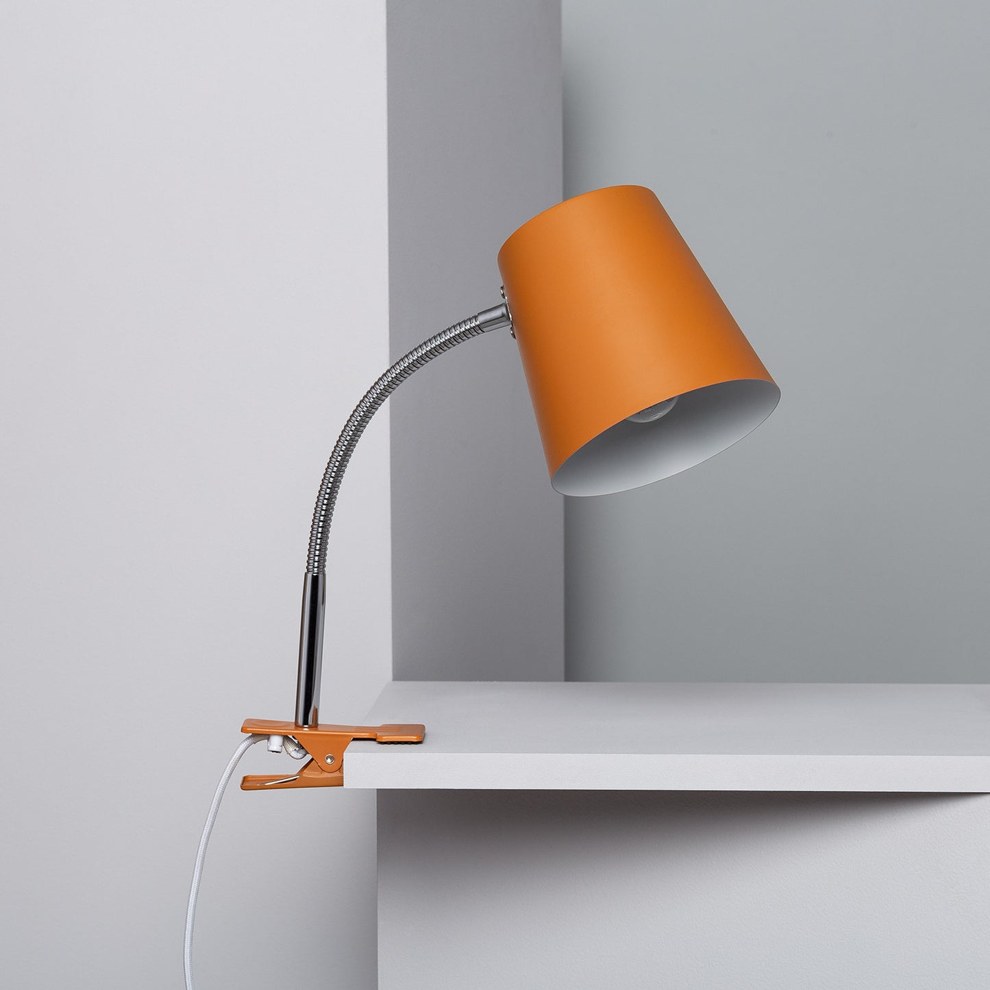 Lampe de Bureau Flex Métal Delavan avec Pince