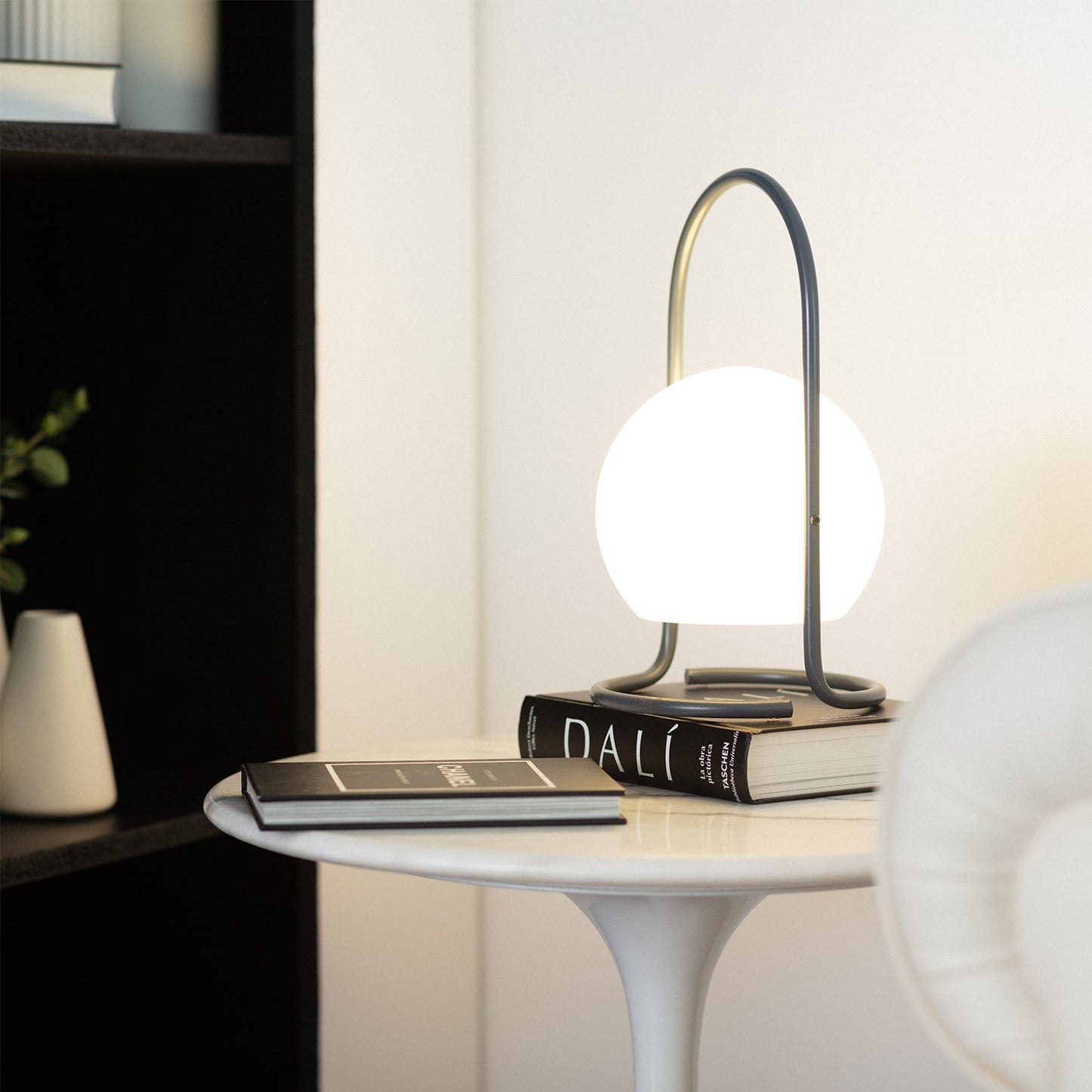 Lampe à Poser LED Portative Extérieure Métal 2.5W Mkono avec Batterie Rechargeable USB