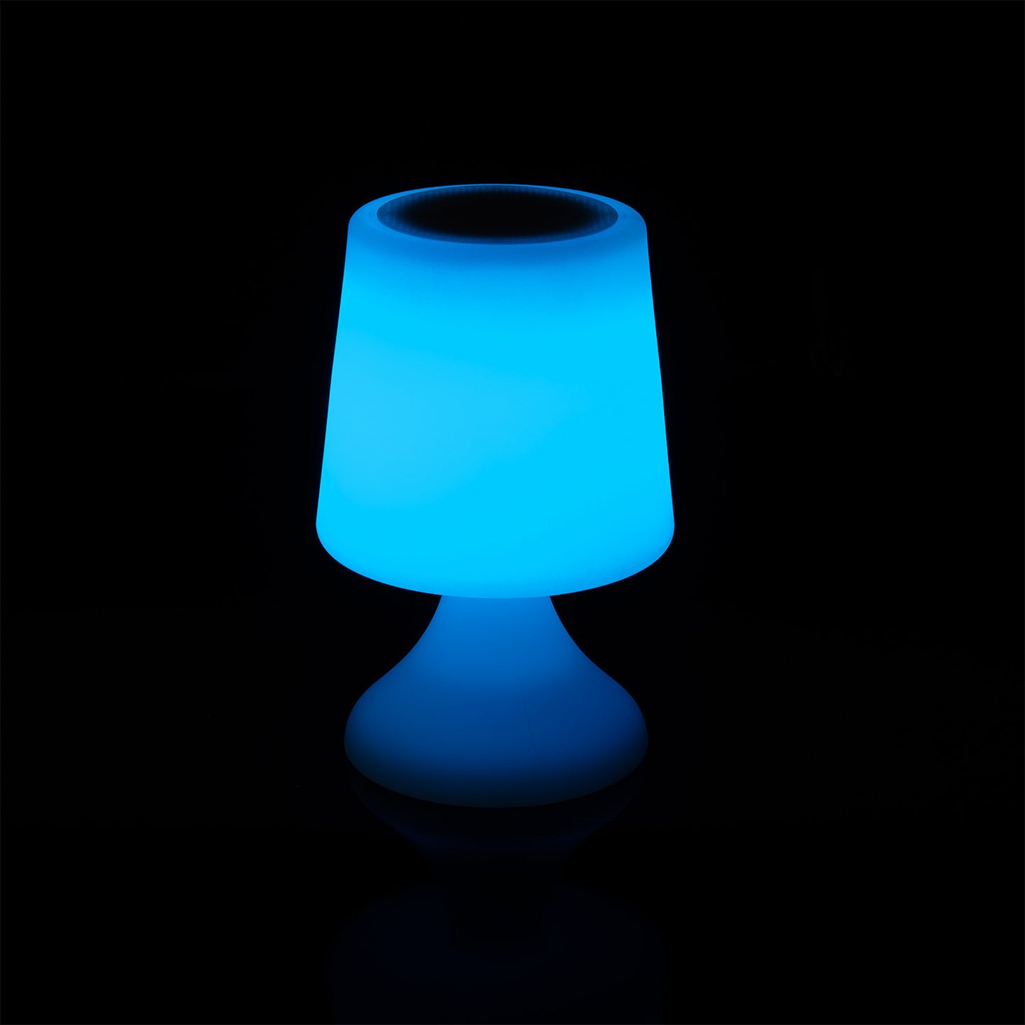 Lampe à Poser LED Extérieure Portative Uyoga RGBW avec Haut-Parleur Bluetooth et Batterie Rechargeable USB