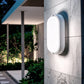 Plafonnier LED Extérieur Ovale 25W Hublot White IP65 96x198 mm