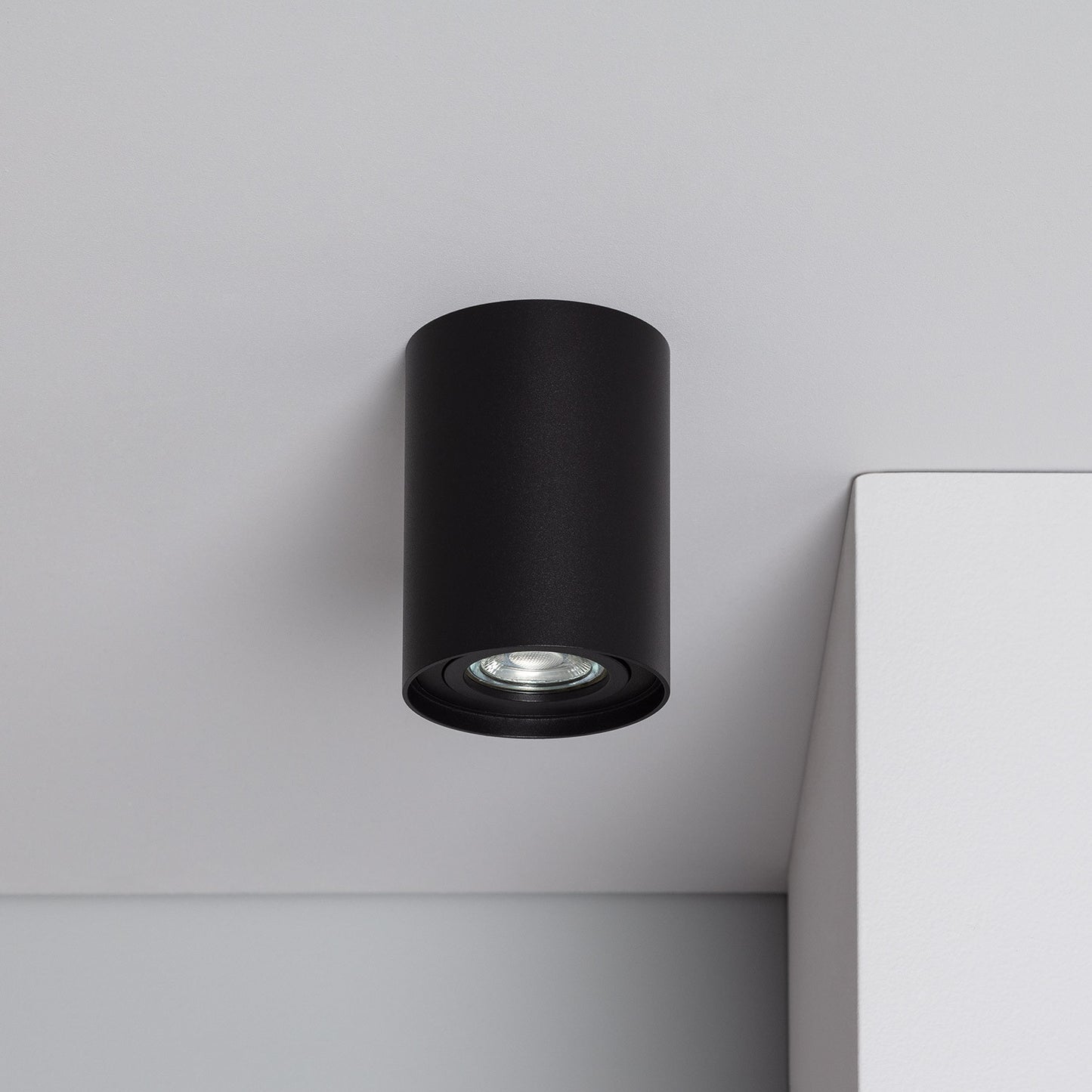 Plafonnier Aluminium Quartz Noir