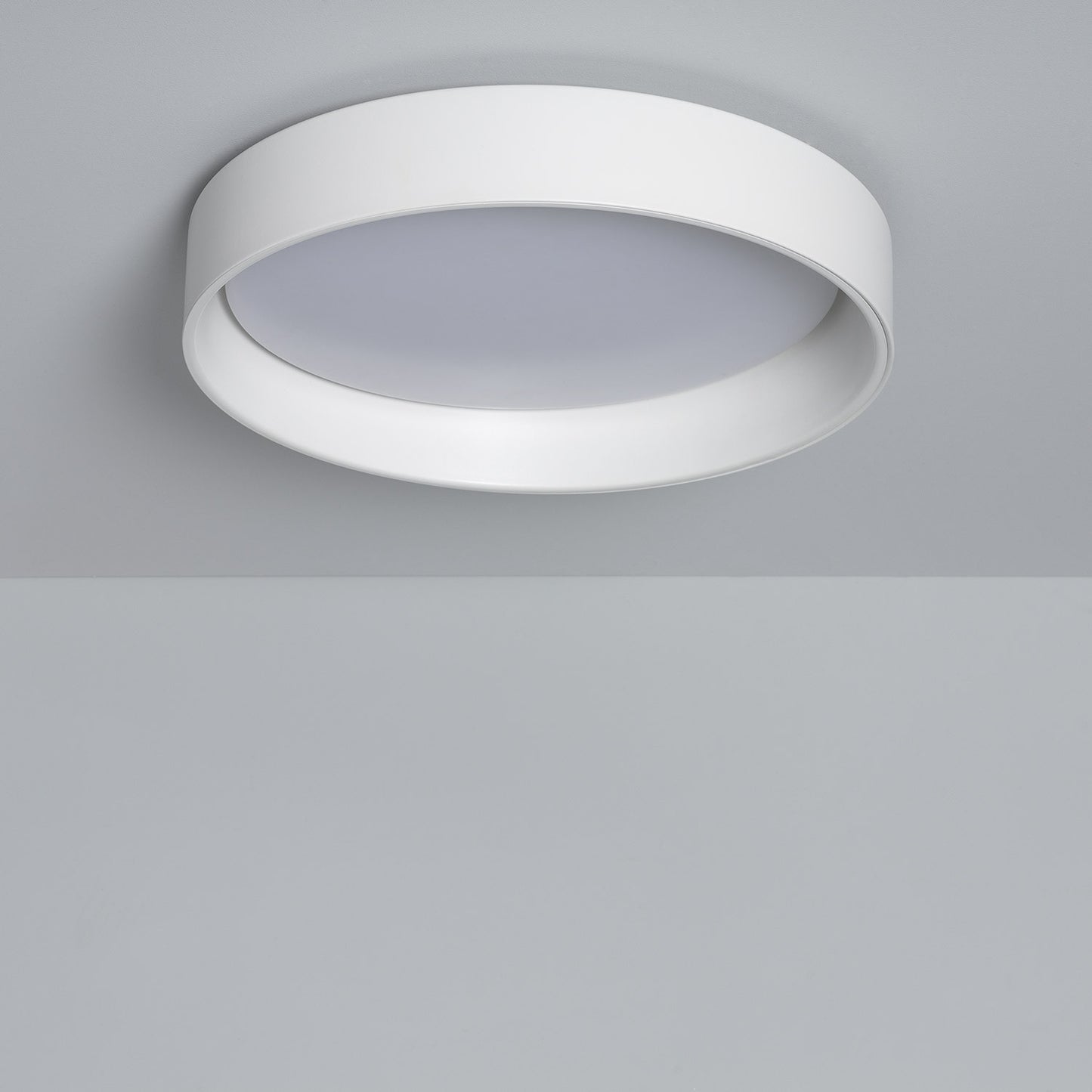 Plafonnier LED Rond Métal 20W CCT Sélectionnable Broadway Ø450 mm