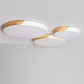 Plafonnier LED Rond Bois 18W CCT Sélectionnable Semi-Dari Ø320 mm