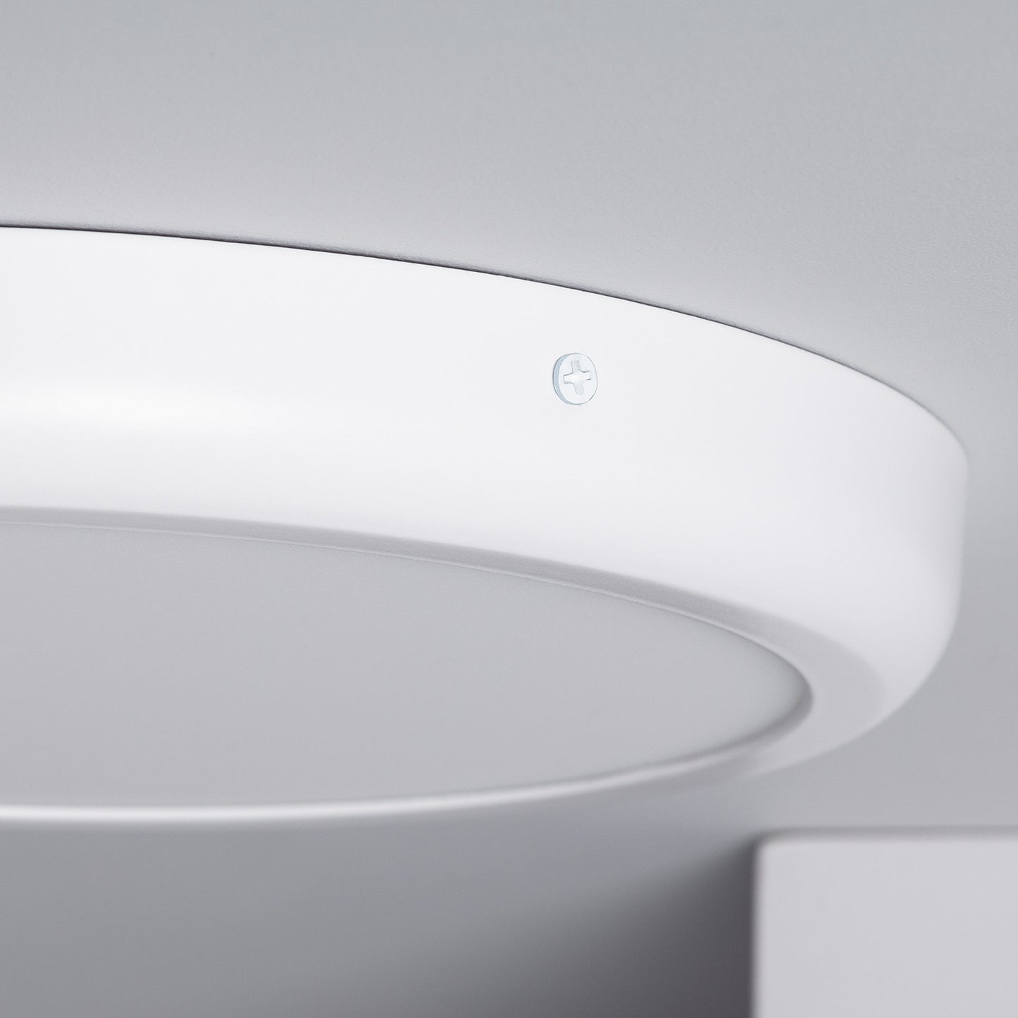 Plafonnier LED Rond Métal 24W Design White Ø300mm