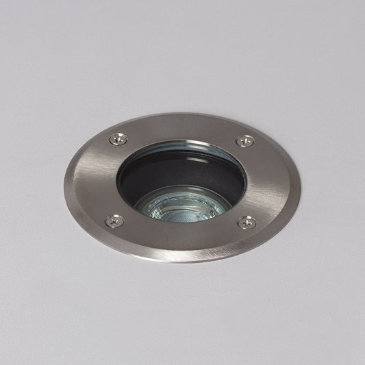 Spot Extérieur Rond Inox Encastrable au Sol pour GU10