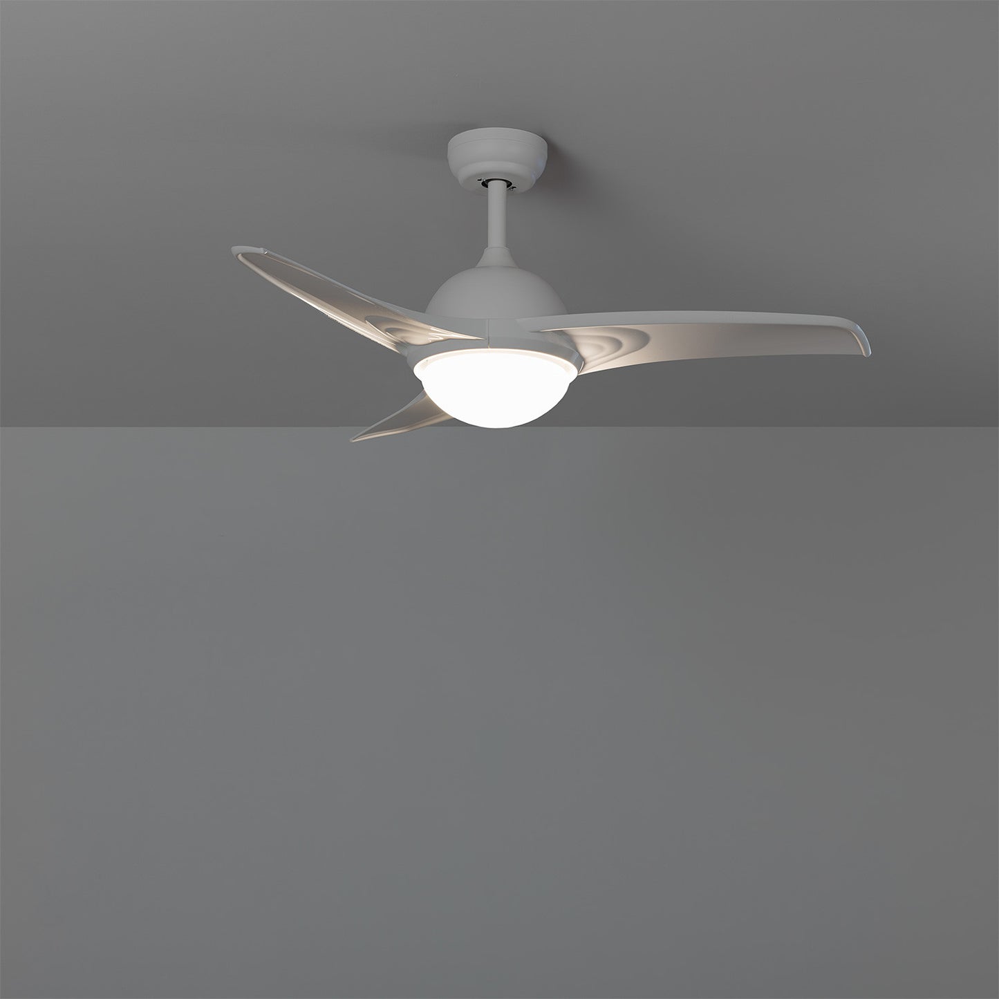 Ventilateur de Plafond LED Aran Blanc 107cm Moteur DC