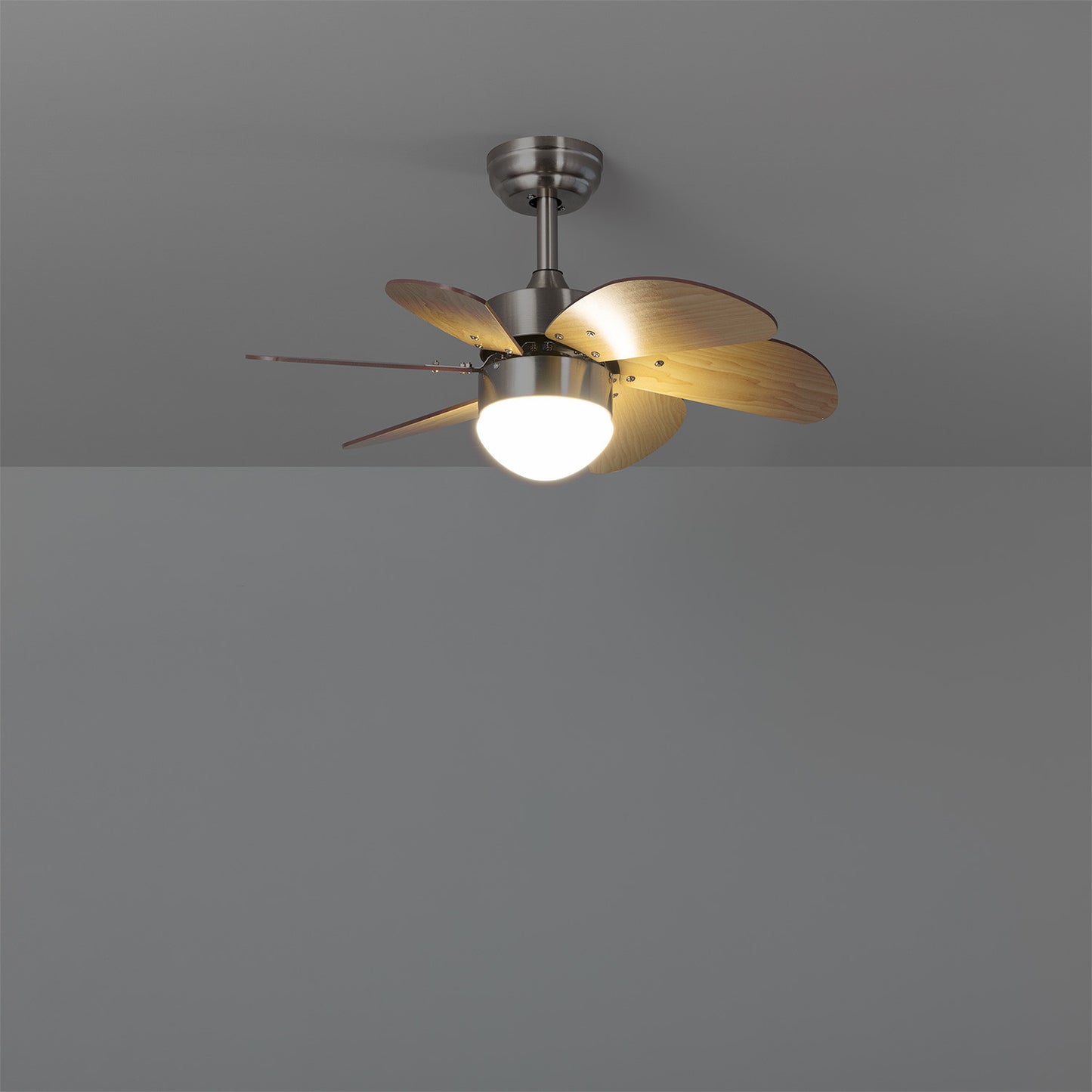 Ventilateur de Plafond LED Orion Bois 81cm Moteur DC